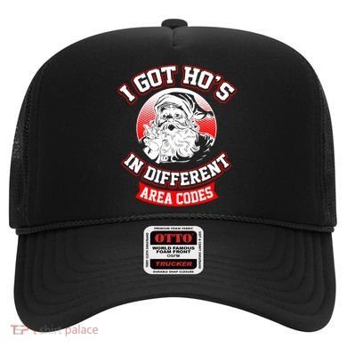 I Got Hos In Different Area Codes Christmas Gift Santa Hat