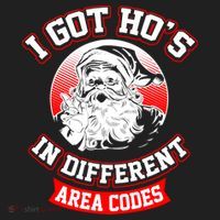 I Got Hos In Different Area Codes Christmas Gift Santa Hat thumb 2