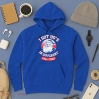 I Got Hos In Different Area Codes Christmas Gift Santa Hoodie thumb 3