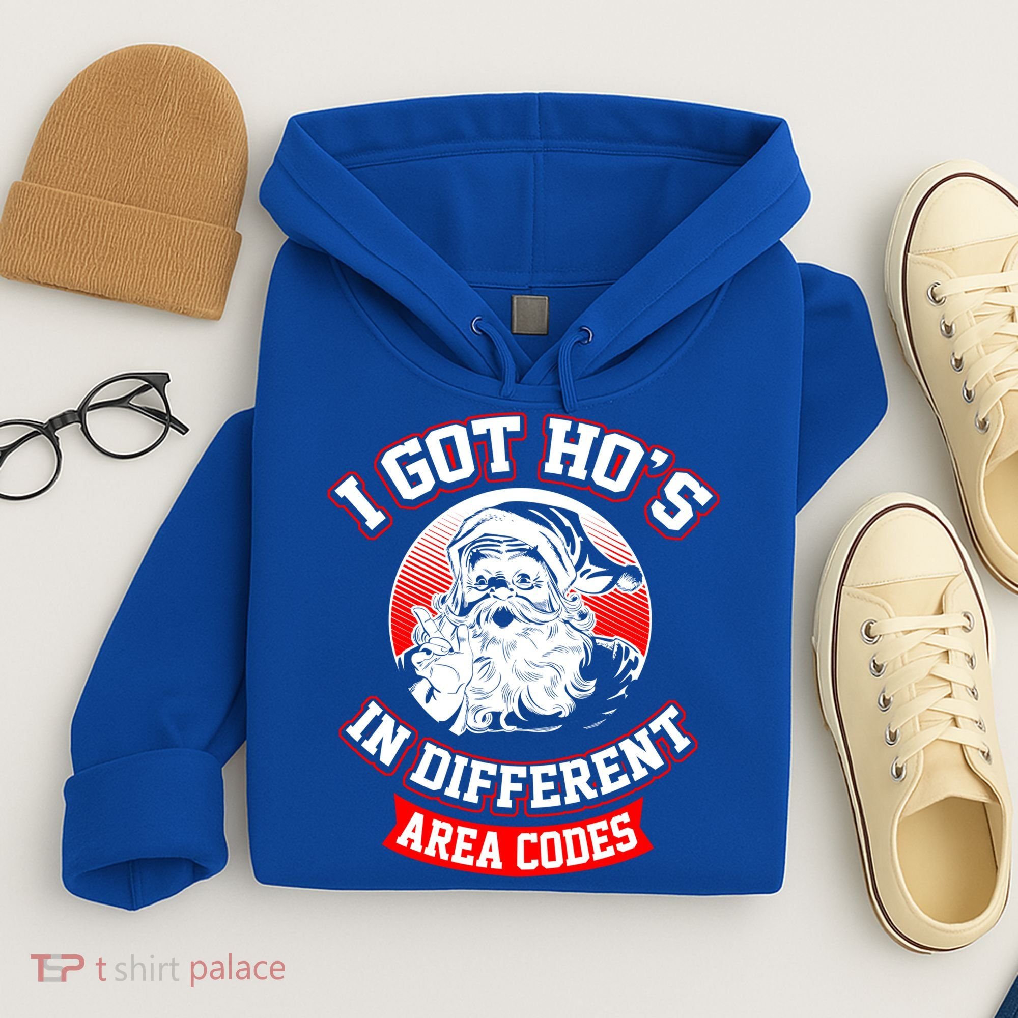 I Got Hos In Different Area Codes Christmas Gift Santa Hoodie