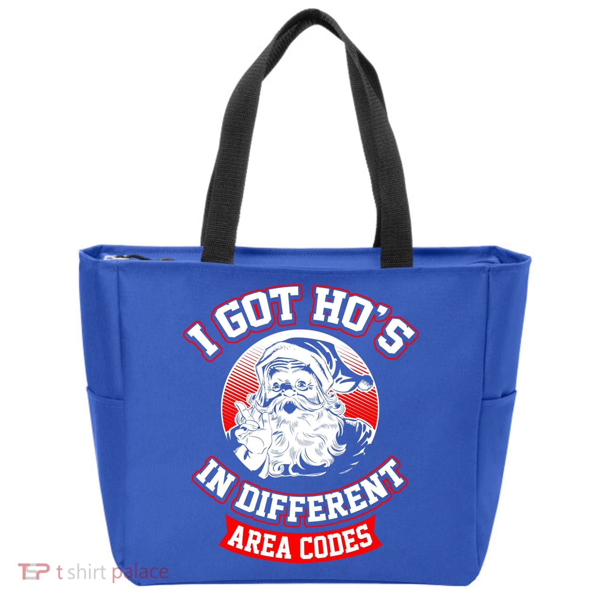 I Got Hos In Different Area Codes Christmas Gift Santa Tote Bag