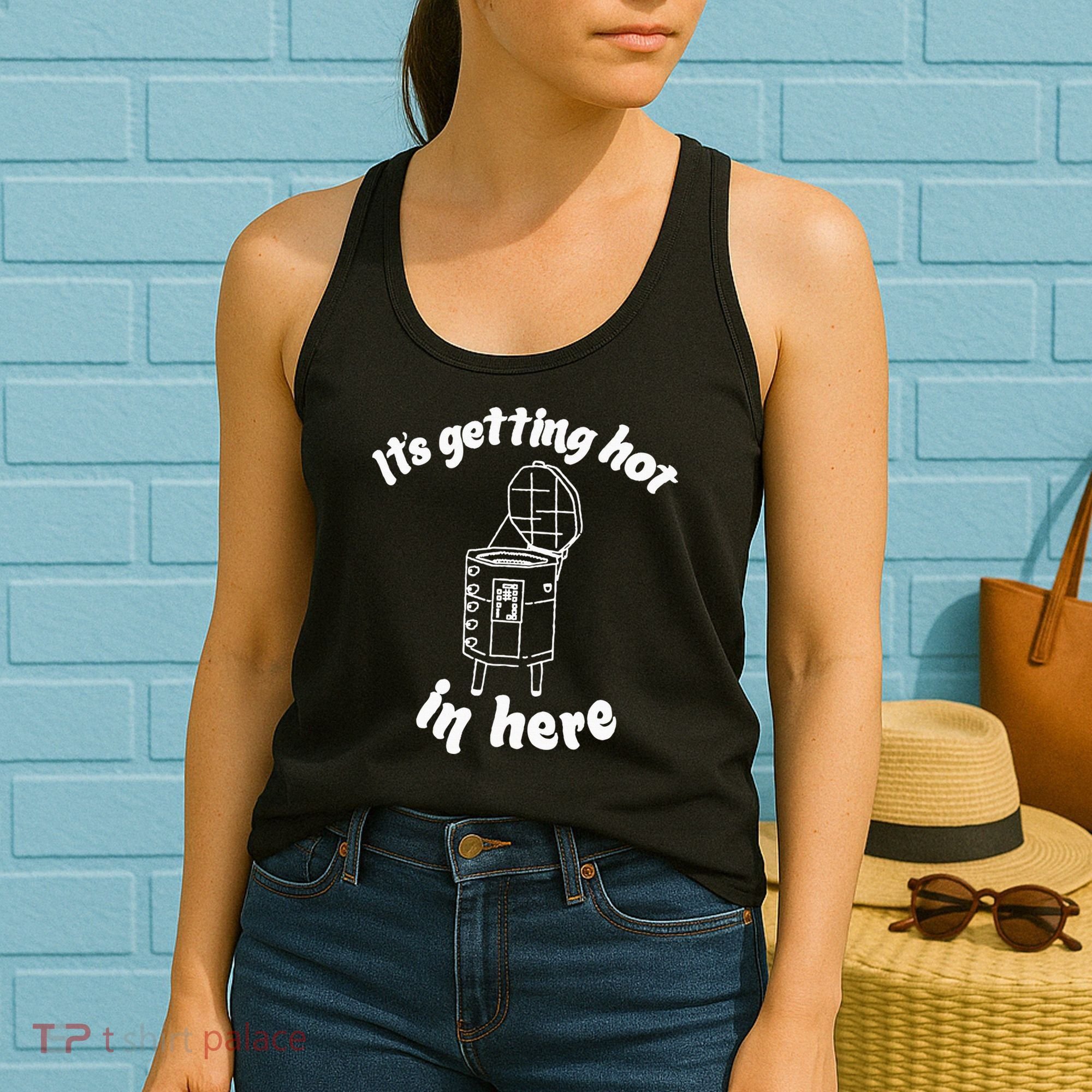 Its Getting Hot In Here Funny Kiln Ceramic Pun Art Teacher Women's Tank Top