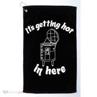 Its Getting Hot In Here Funny Kiln Ceramic Pun Art Teacher Golf Towel thumb 0