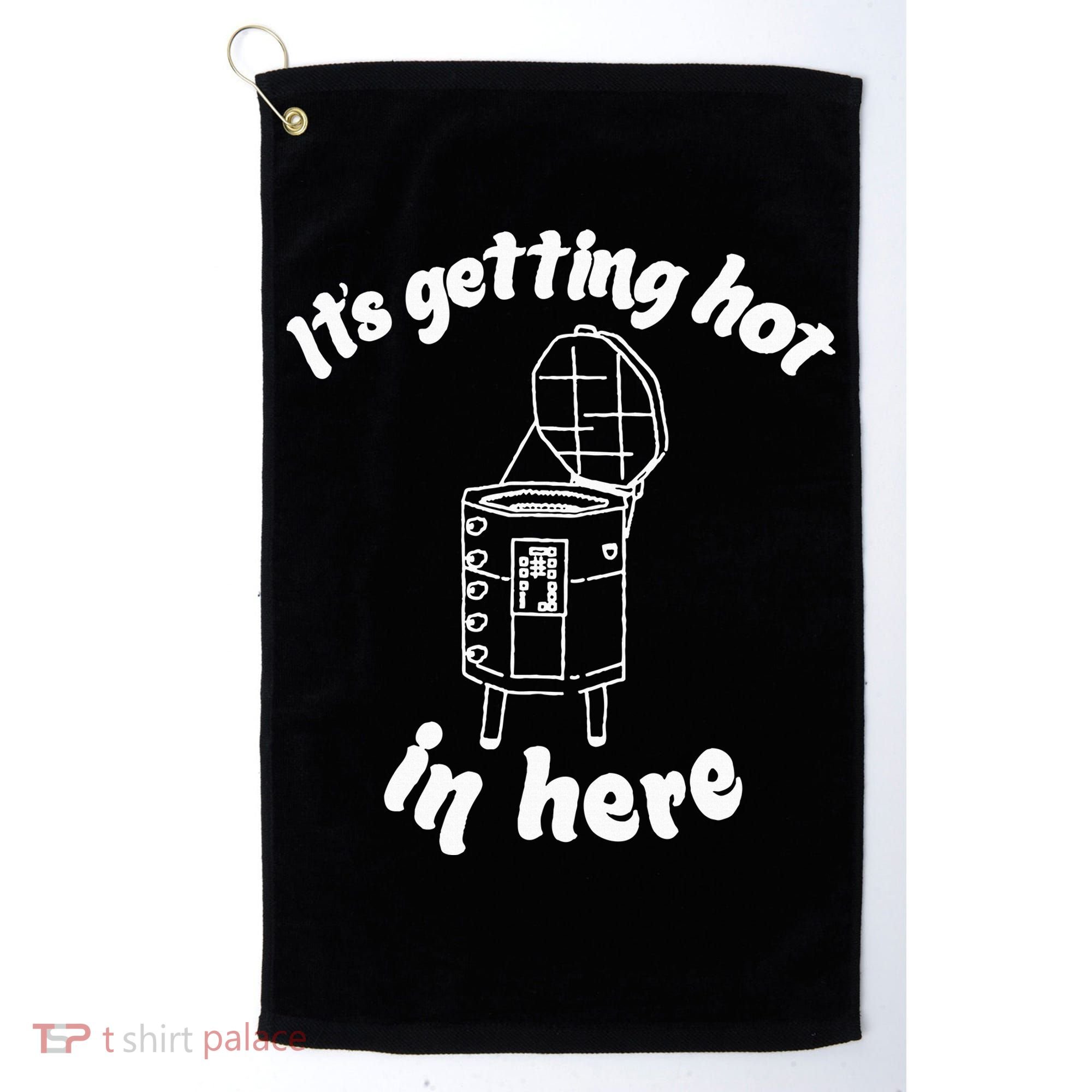 Its Getting Hot In Here Funny Kiln Ceramic Pun Art Teacher Golf Towel
