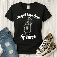 Its Getting Hot In Here Funny Kiln Ceramic Pun Art Teacher Women's T-Shirt thumb 3
