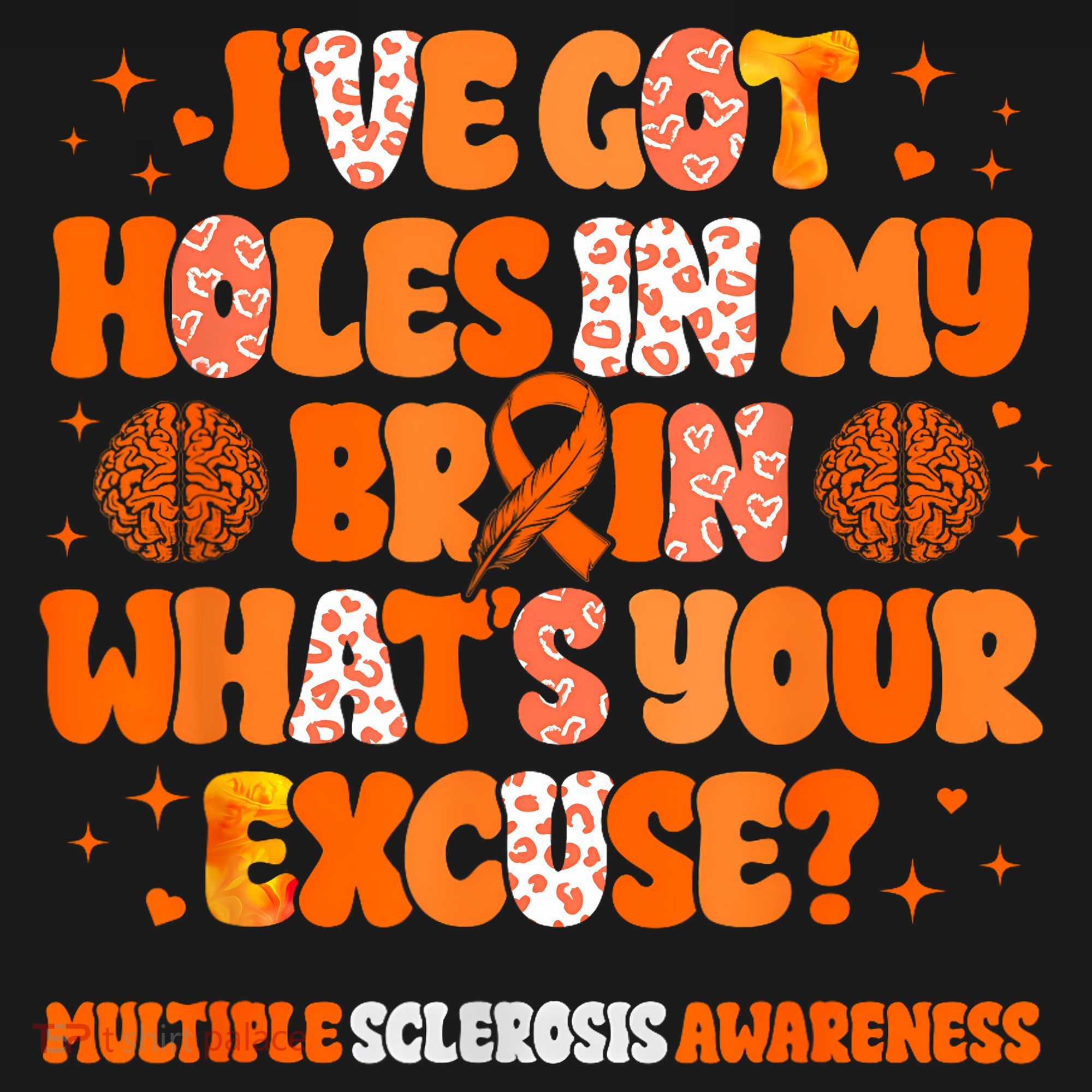 I've Got Holes In My Brain Multiple Sclerosis Awareness MS Tote Bag