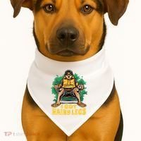 I Got Hairy Legs USA-Made Doggie Bandana thumb 1
