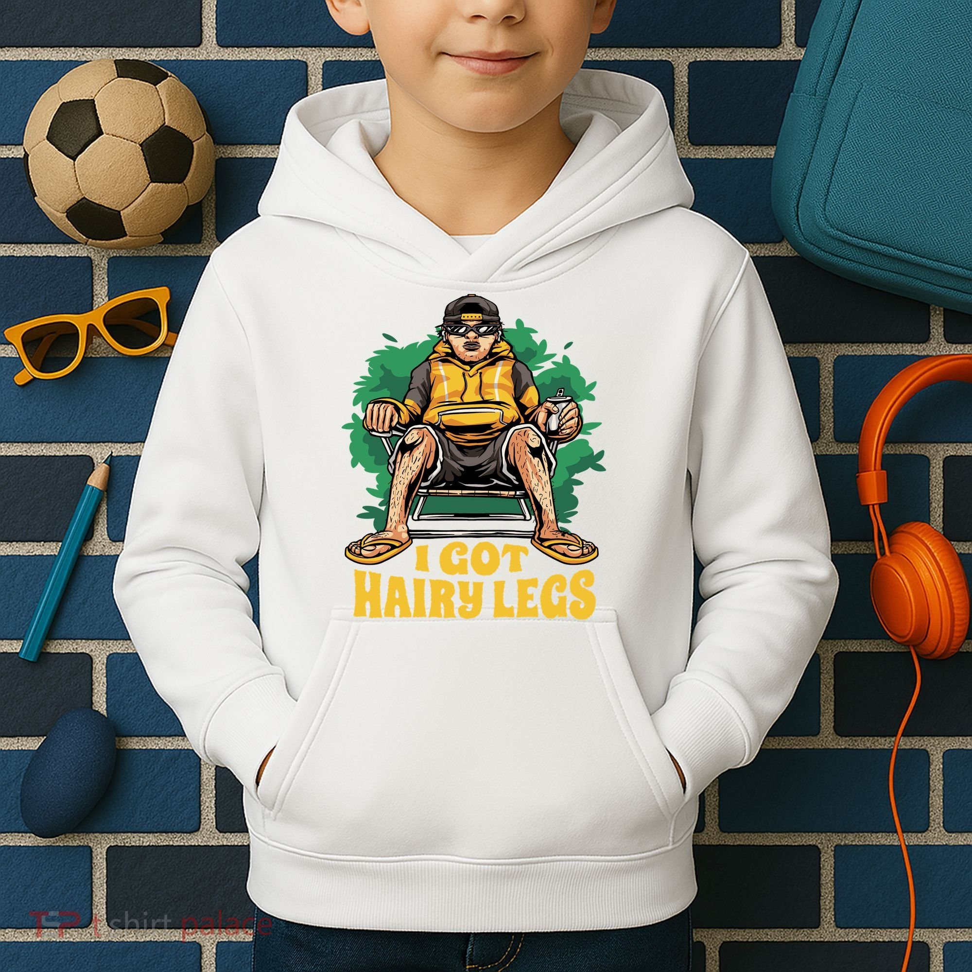 I Got Hairy Legs Kids Hoodie