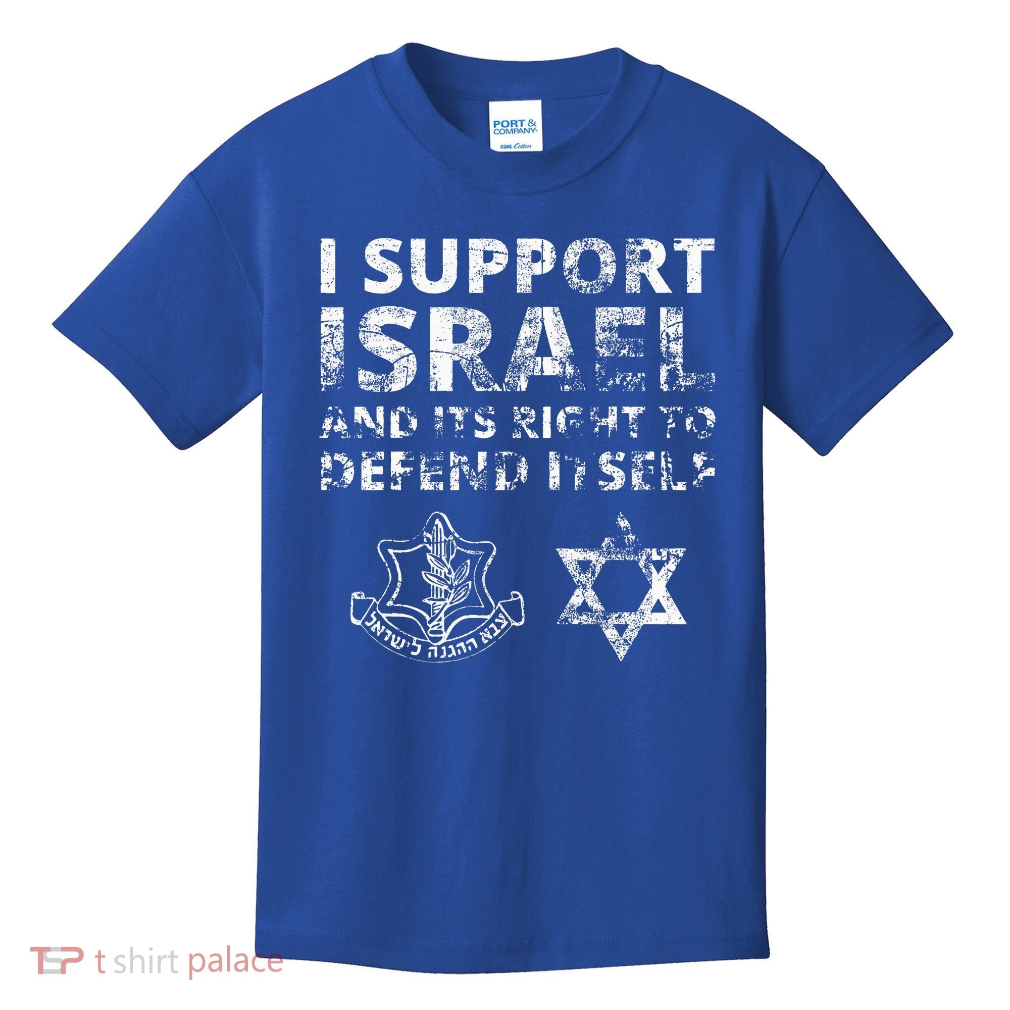 IDF Grunge I Support Israel and its Right to Defend Itself Kids T-Shirt