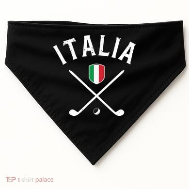 Italy Golf Italian Flag Golf Tee USA-Made Doggie Bandana