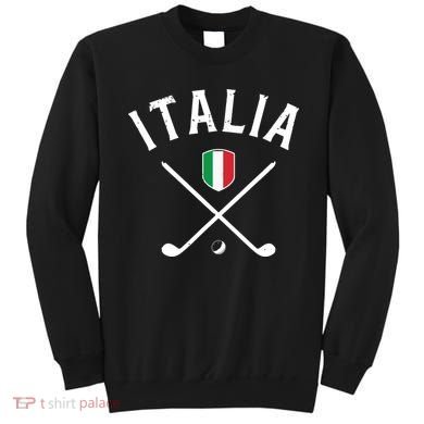 Italy Golf Italian Flag Golf Tee Sweatshirt