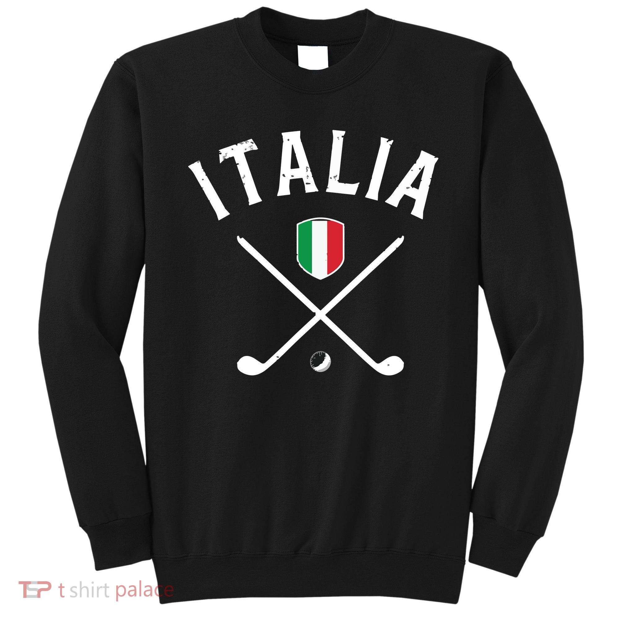 Italy Golf Italian Flag Golf Tee Sweatshirt