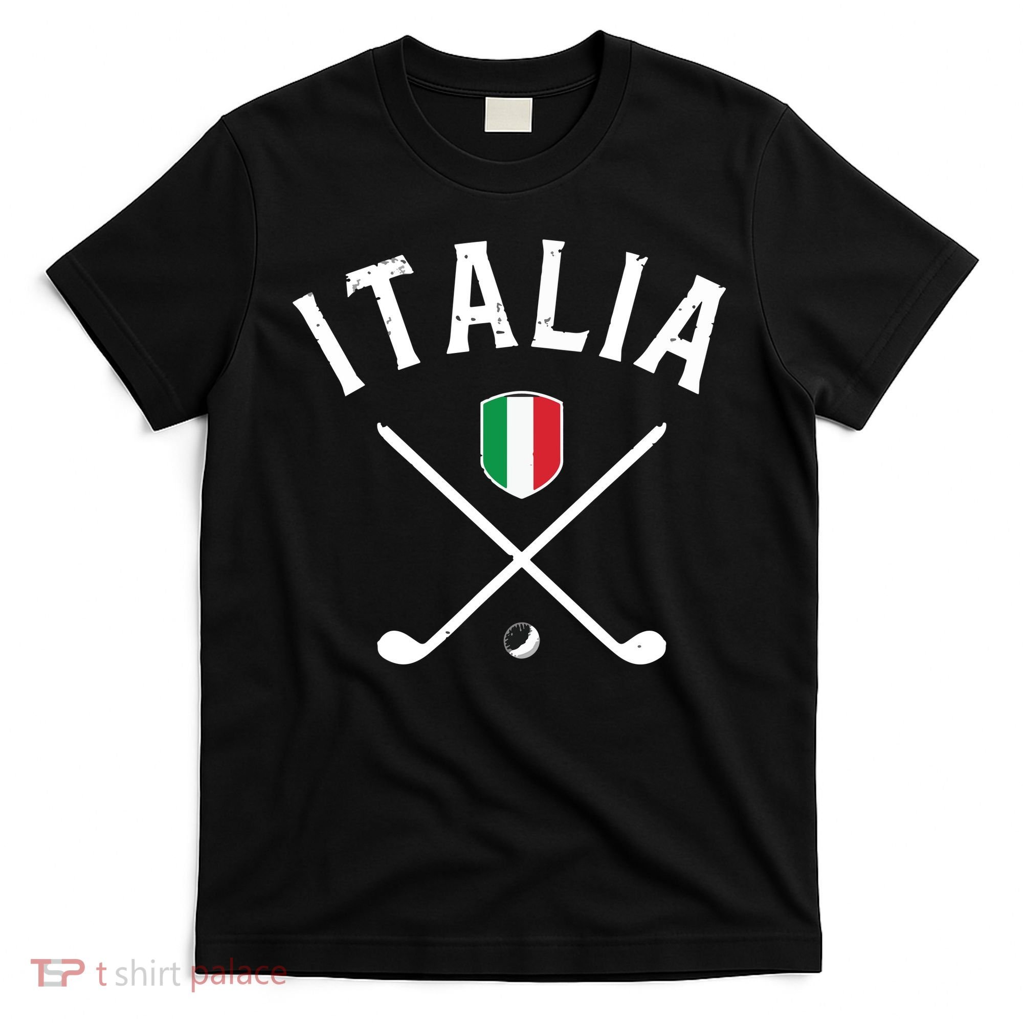 Italy Golf Italian Flag Golf Tee T-Shirt