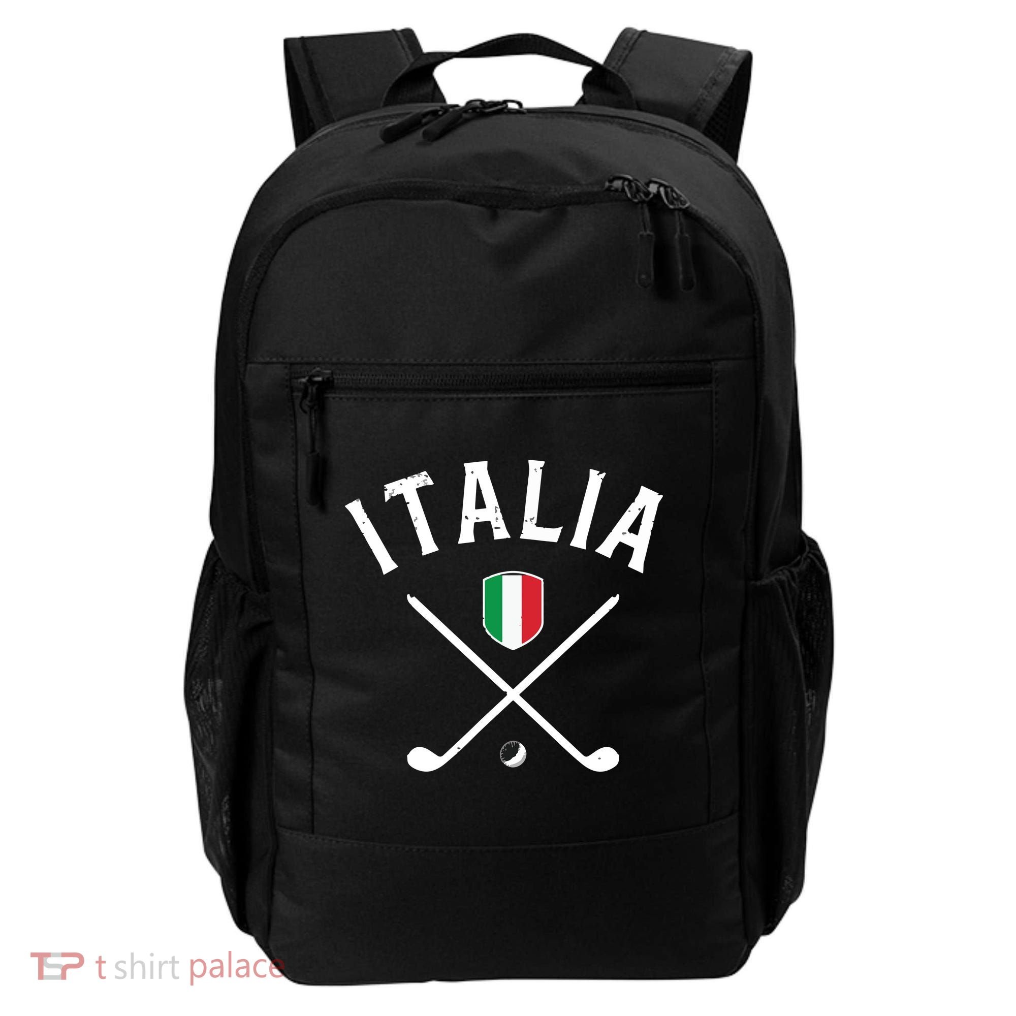 Italy Golf Italian Flag Golf Tee Backpack
