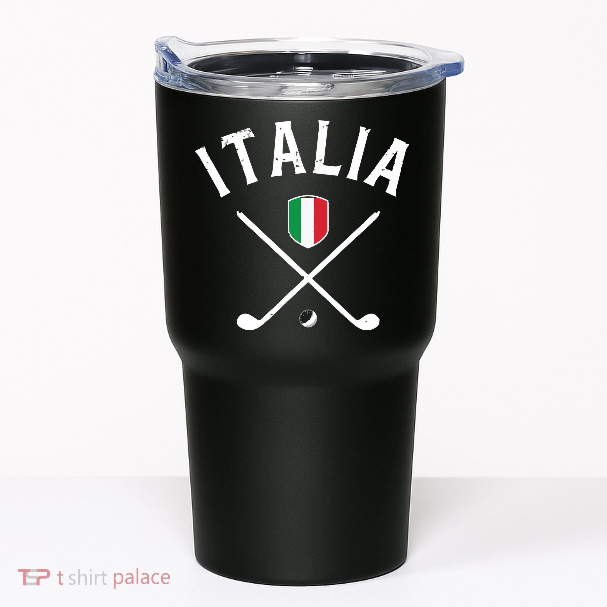 Italy Golf Italian Flag Golf Tee Tumbler