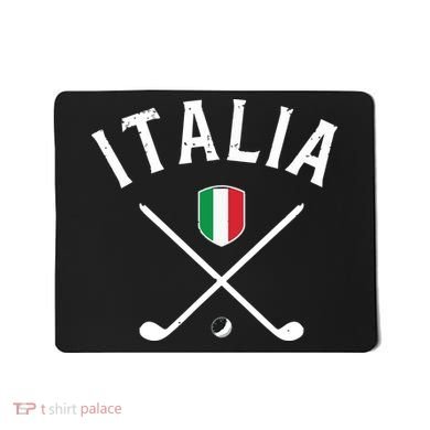Italy Golf Italian Flag Golf Tee Mousepad