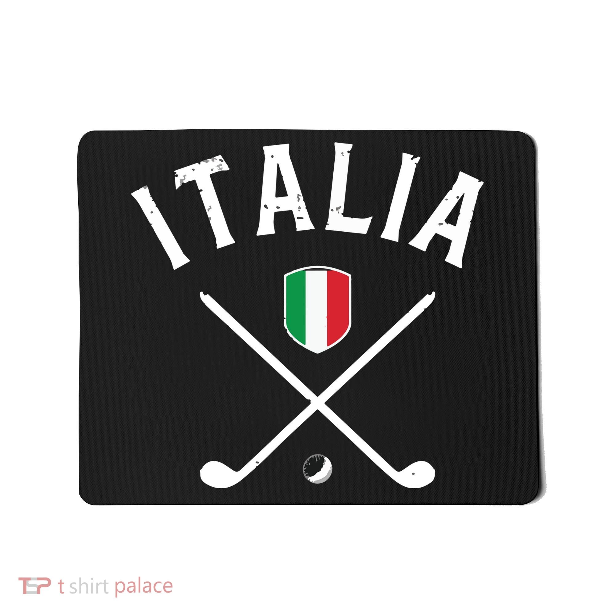 Italy Golf Italian Flag Golf Tee Mousepad