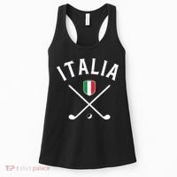Italy Golf Italian Flag Golf Tee Women's Tank Top thumb 0