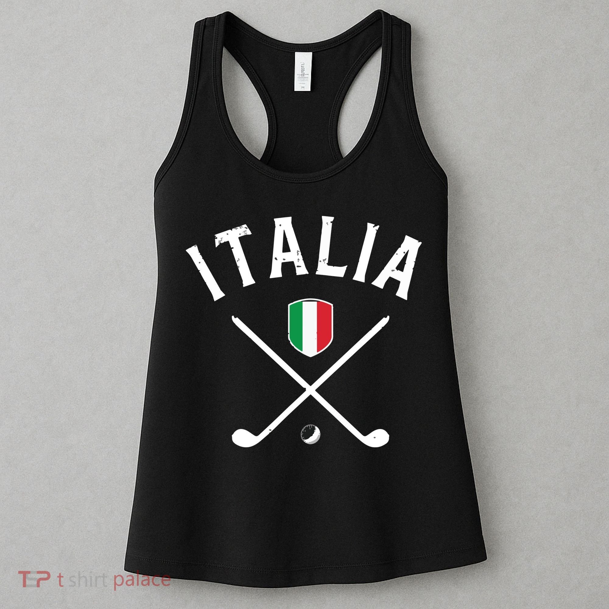 Italy Golf Italian Flag Golf Tee Women's Tank Top