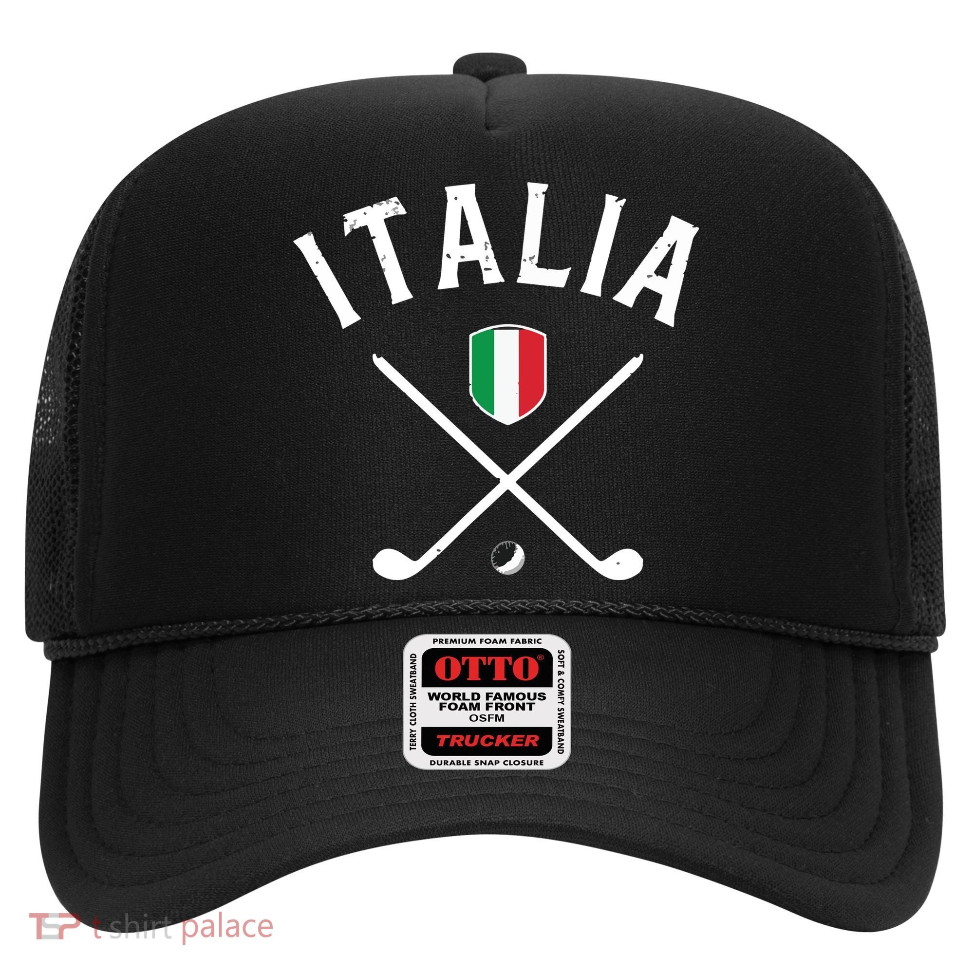 Italy Golf Italian Flag Golf Tee Hat