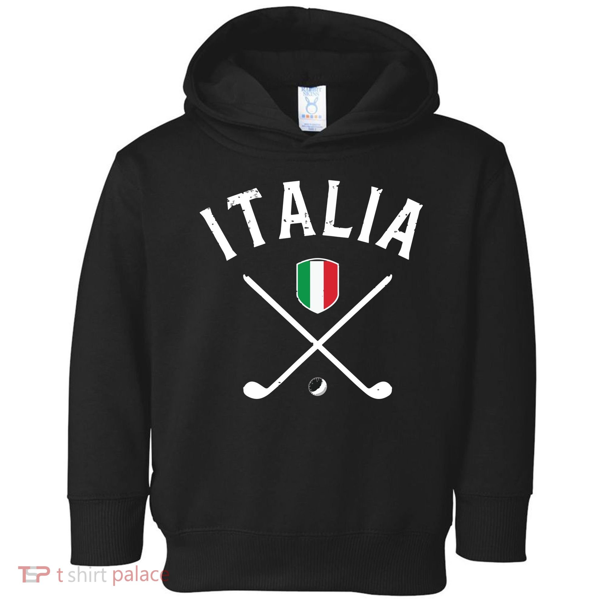 Italy Golf Italian Flag Golf Tee Toddler Hoodie