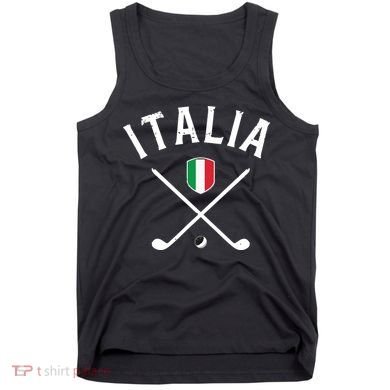 Italy Golf Italian Flag Golf Tee Tank Top