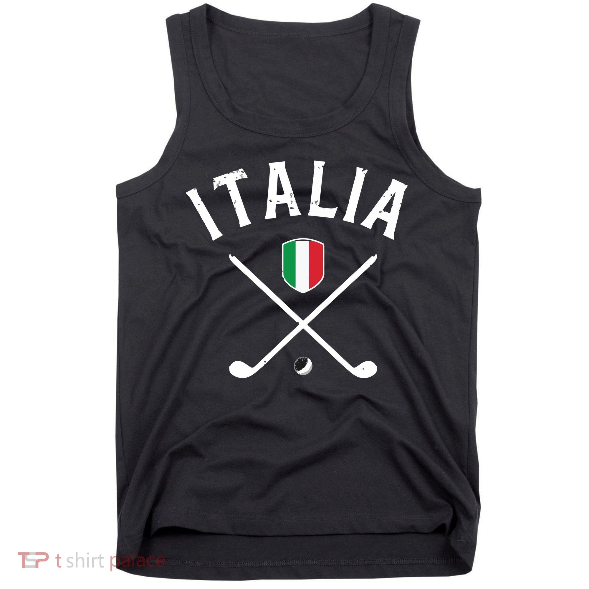Italy Golf Italian Flag Golf Tee Tank Top