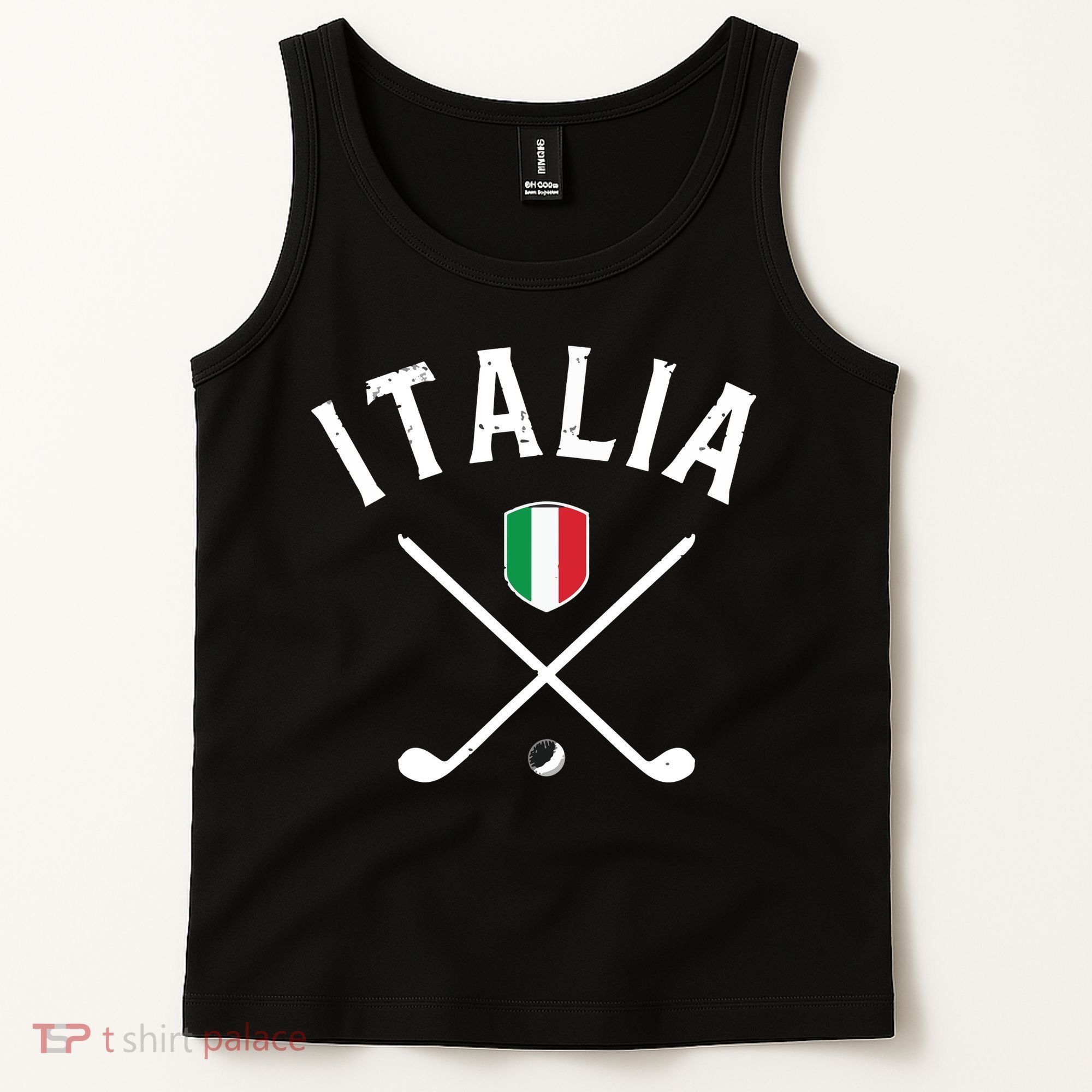 Italy Golf Italian Flag Golf Tee Tank Top