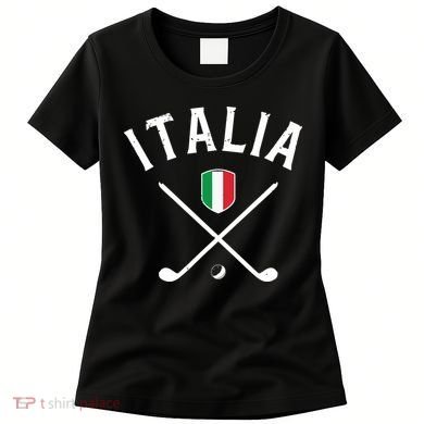 Italy Golf Italian Flag Golf Tee Women's T-Shirt