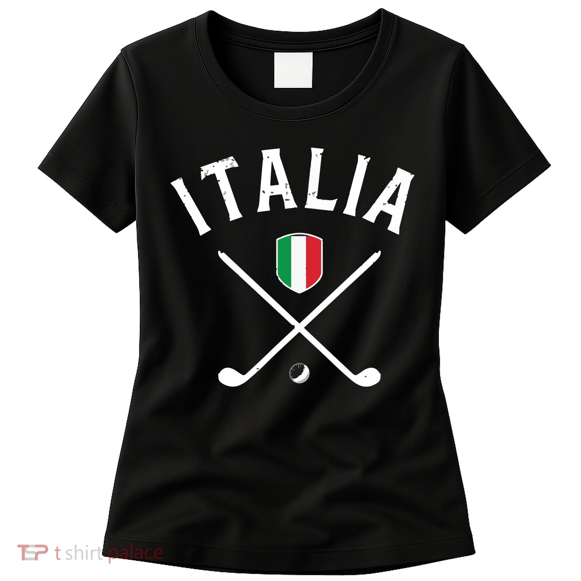 Italy Golf Italian Flag Golf Tee Women's T-Shirt