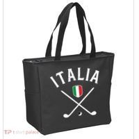 Italy Golf Italian Flag Golf Tee Tote Bag thumb 2