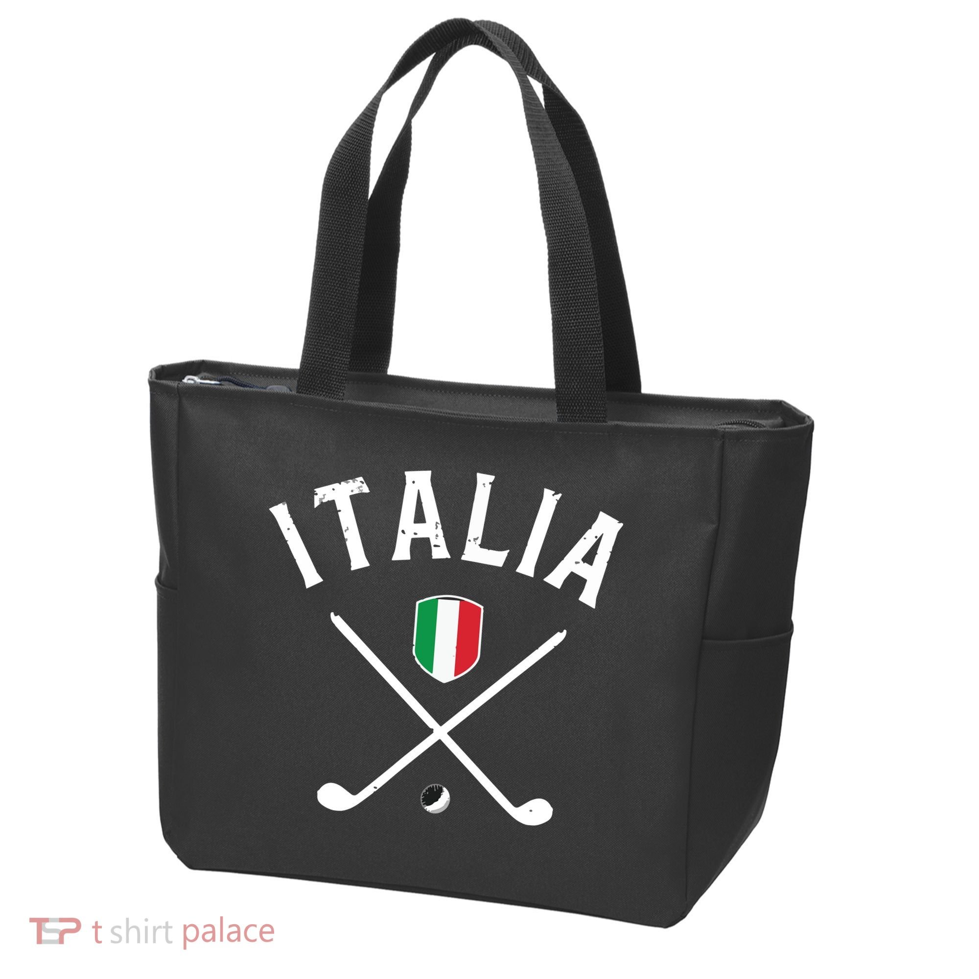 Italy Golf Italian Flag Golf Tee Tote Bag