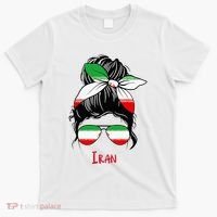 Iranian Girl Iran Girl Persian Woman Flag T-Shirt thumb 0