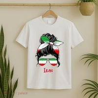 Iranian Girl Iran Girl Persian Woman Flag T-Shirt thumb 2