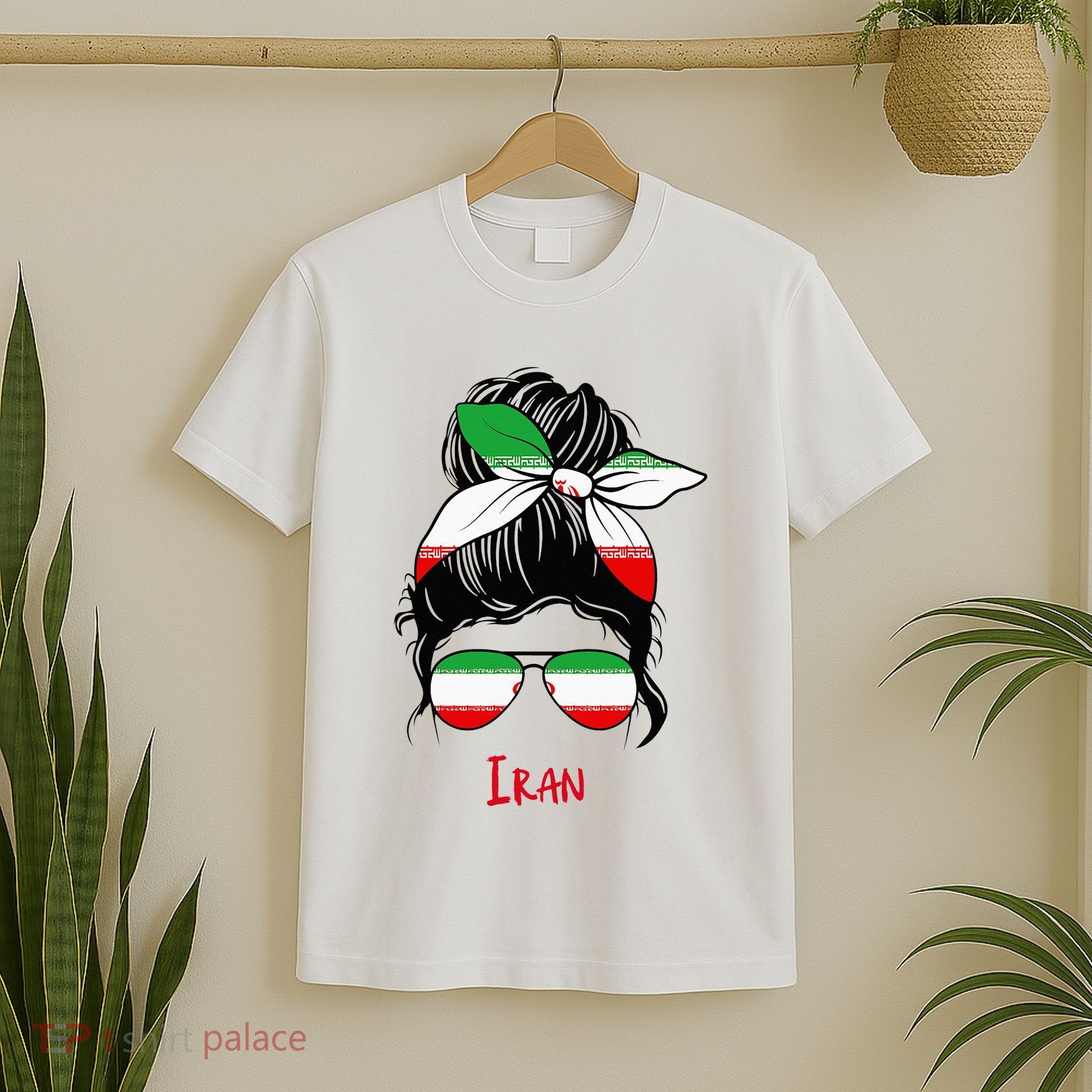Iranian Girl Iran Girl Persian Woman Flag T-Shirt