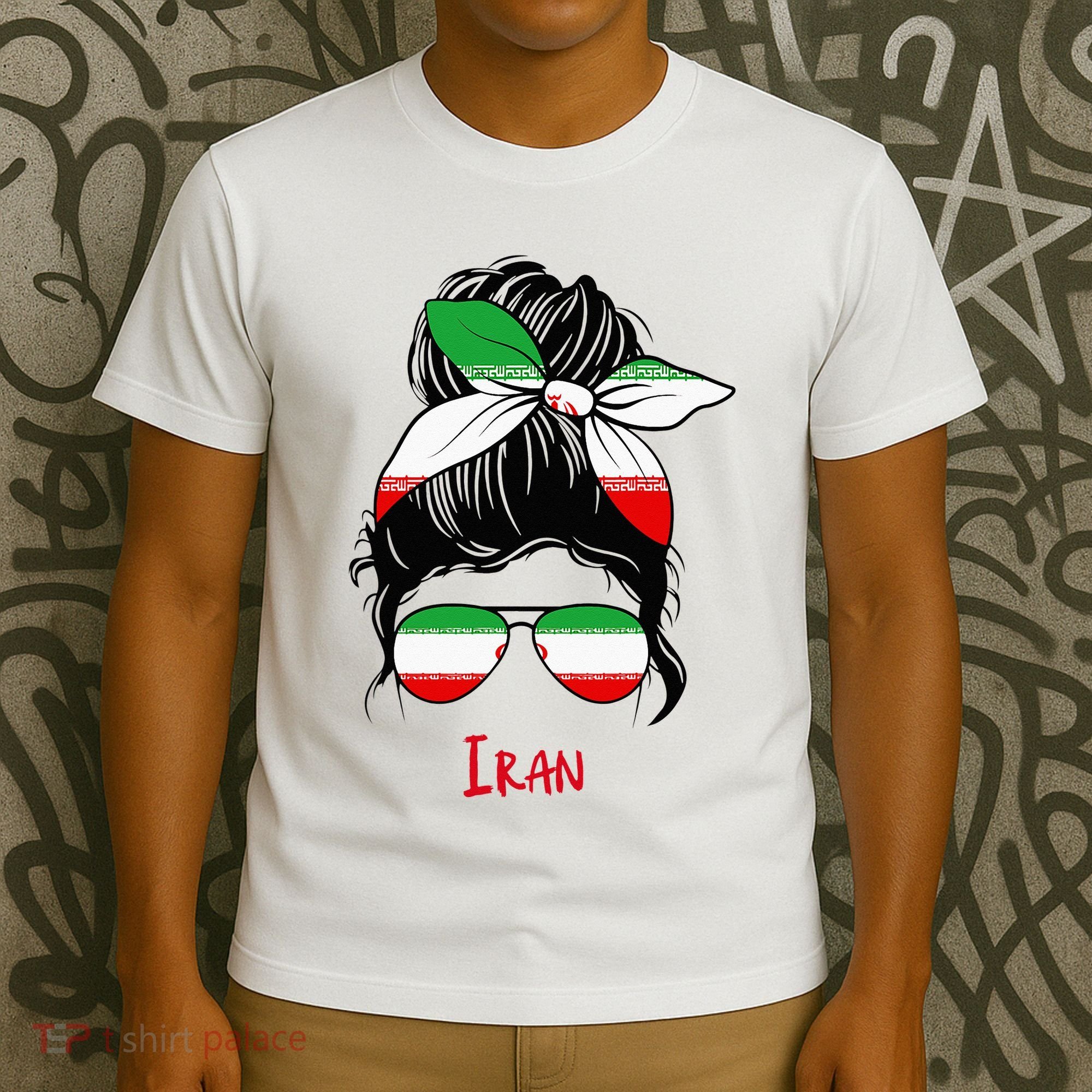 Iranian Girl Iran Girl Persian Woman Flag T-Shirt