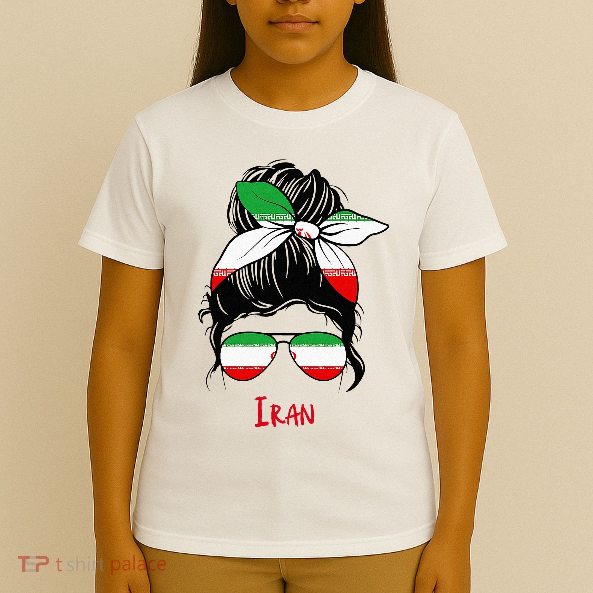 Iranian Girl Iran Girl Persian Woman Flag T-Shirt
