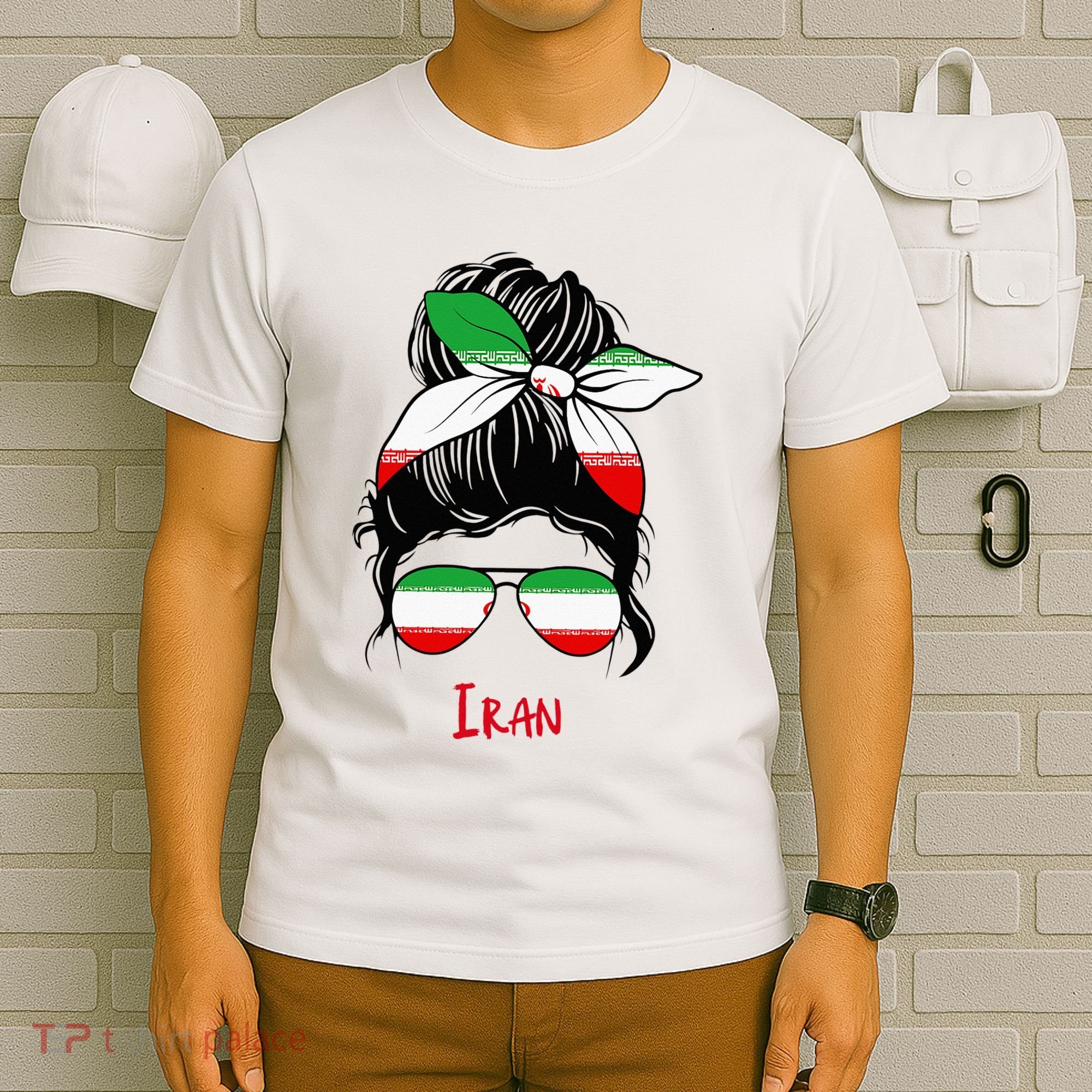 Iranian Girl Iran Girl Persian Woman Flag T-Shirt