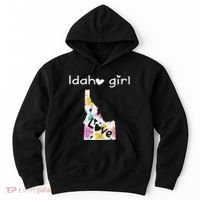 Idaho Girl I Love Idaho Home Gift Hoodie thumb 0