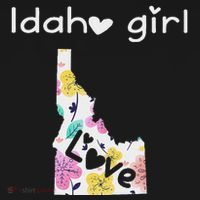 Idaho Girl I Love Idaho Home Gift Long Sleeve Shirt thumb 2