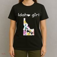 Idaho Girl I Love Idaho Home Gift T-Shirt thumb 4