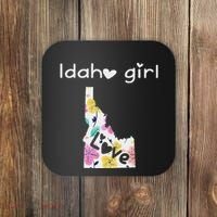 Idaho Girl I Love Idaho Home Gift Coaster thumb 0