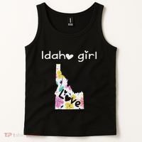 Idaho Girl I Love Idaho Home Gift Tank Top thumb 2