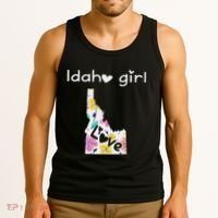Idaho Girl I Love Idaho Home Gift Tank Top thumb 3