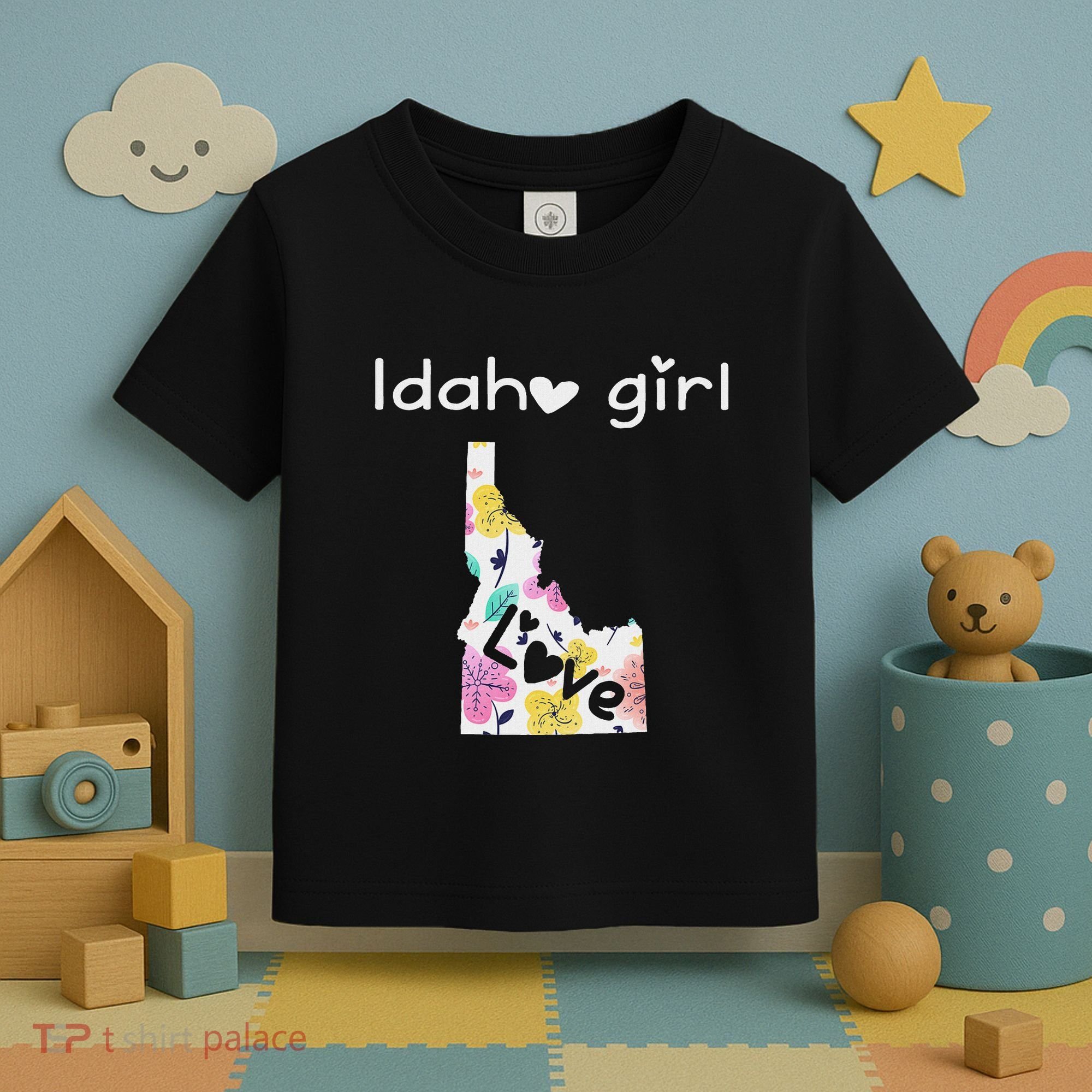 Idaho Girl I Love Idaho Home Gift Toddler T-Shirt