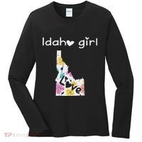 Idaho Girl I Love Idaho Home Gift Women's Long Sleeve Shirt thumb 0