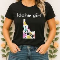 Idaho Girl I Love Idaho Home Gift Women's T-Shirt thumb 2