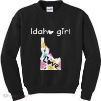 Idaho Girl I Love Idaho Home Gift Kids Sweatshirt thumb 0