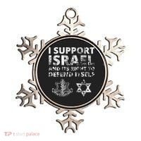Idf Grunge I Support Israel And Its Right To Defend Itself Ornament thumb 0