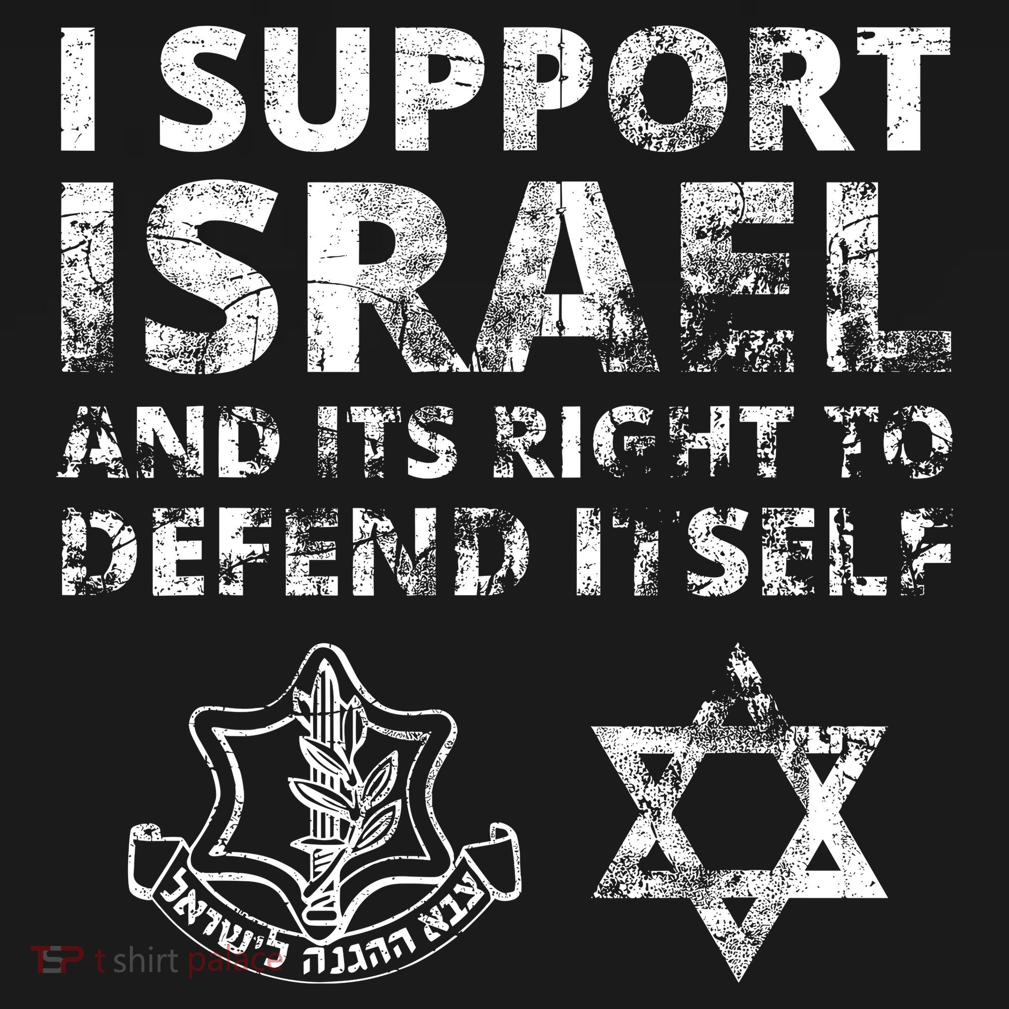Idf Grunge I Support Israel And Its Right To Defend Itself Women's Tank Top